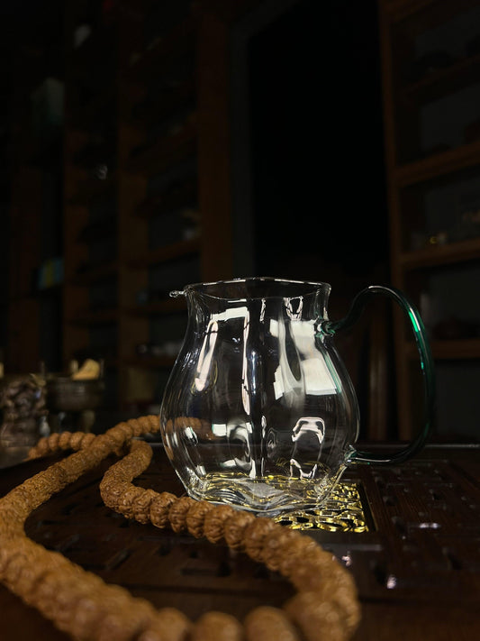 Amber Wave Chahai Glass - Gaba Tea House