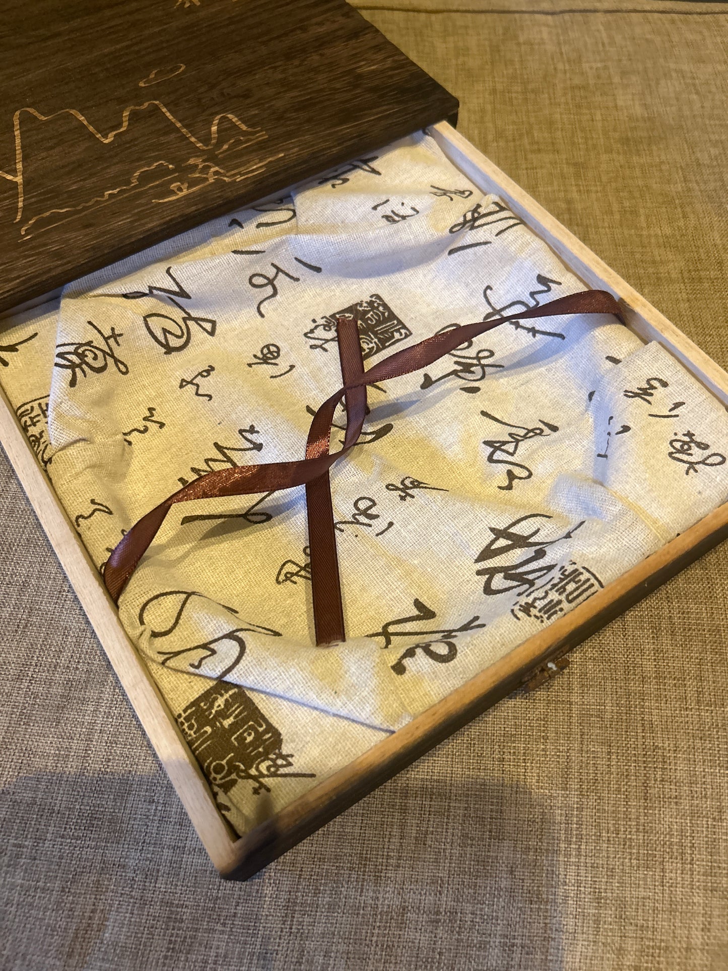 Harmony bamboo Box tea pie