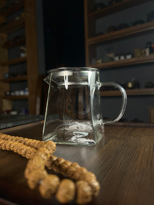 Sieve Glass Handle (Chahai pitcher glass) - Gaba Tea House