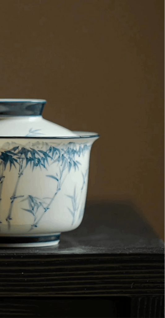 Jade Bamboo Gaiwan - Gaba Tea House