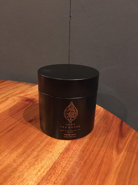 Black Sealed Tin Can - Gaba Tea House