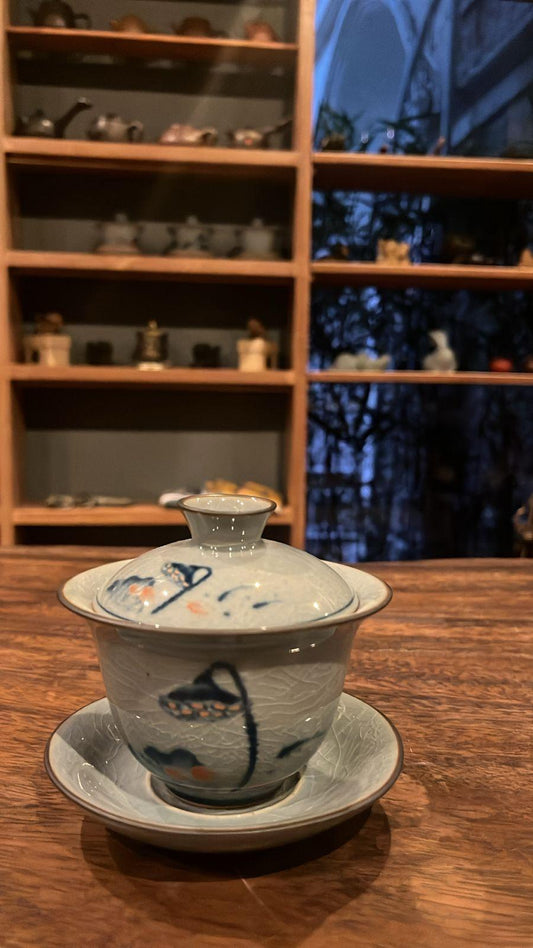 Blue Blossom Elegance Gaiwan 125ml