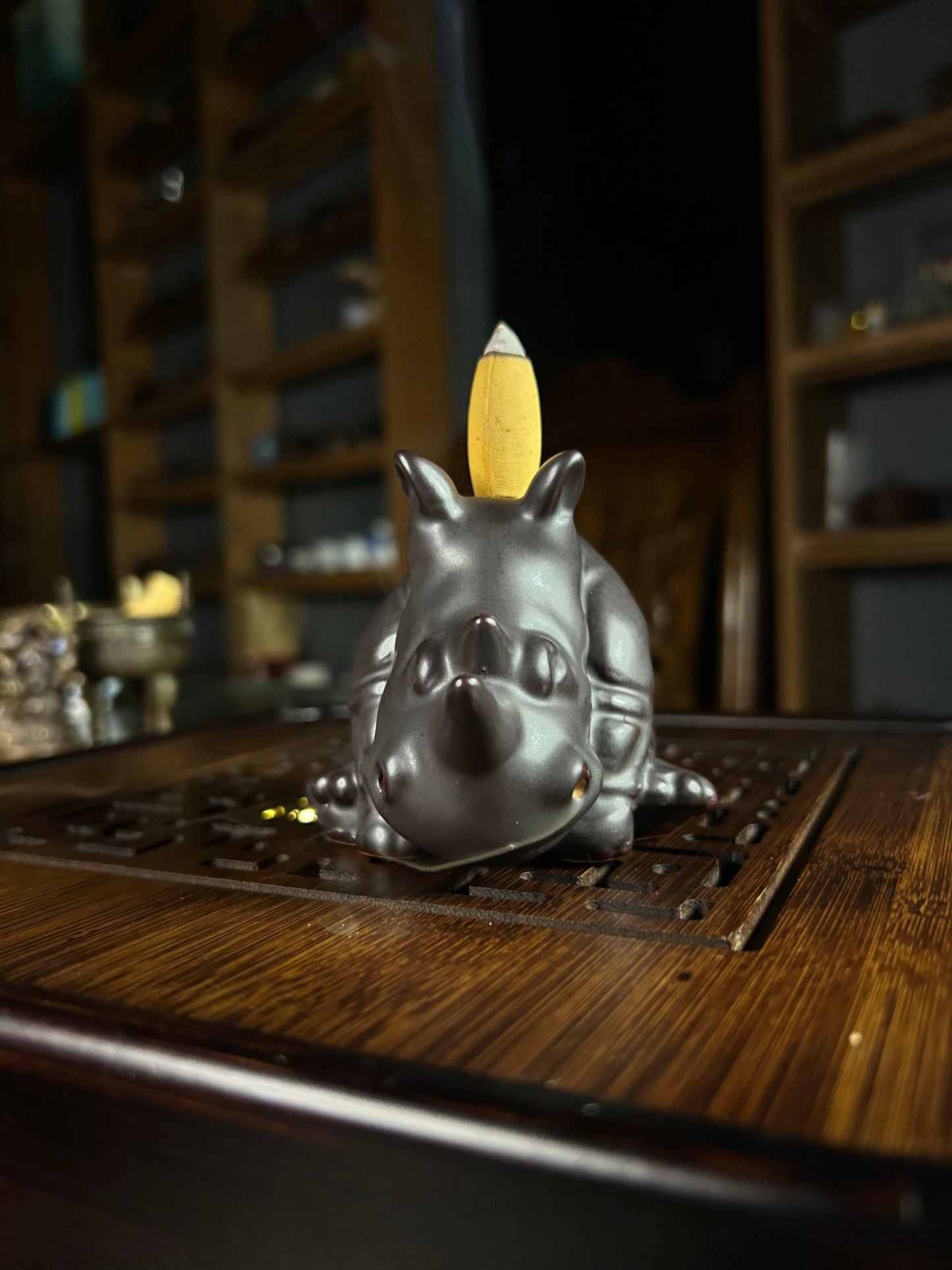 Rhino Incense Burner - Gaba Tea House