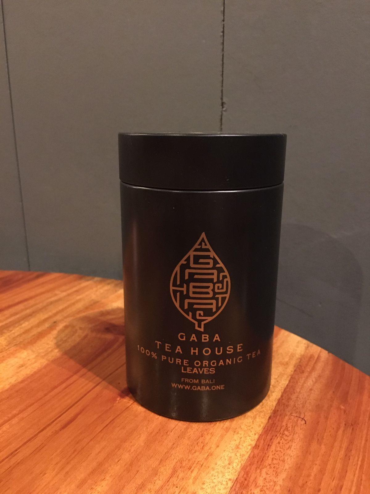 Black Sealed Tin Can - Gaba Tea House