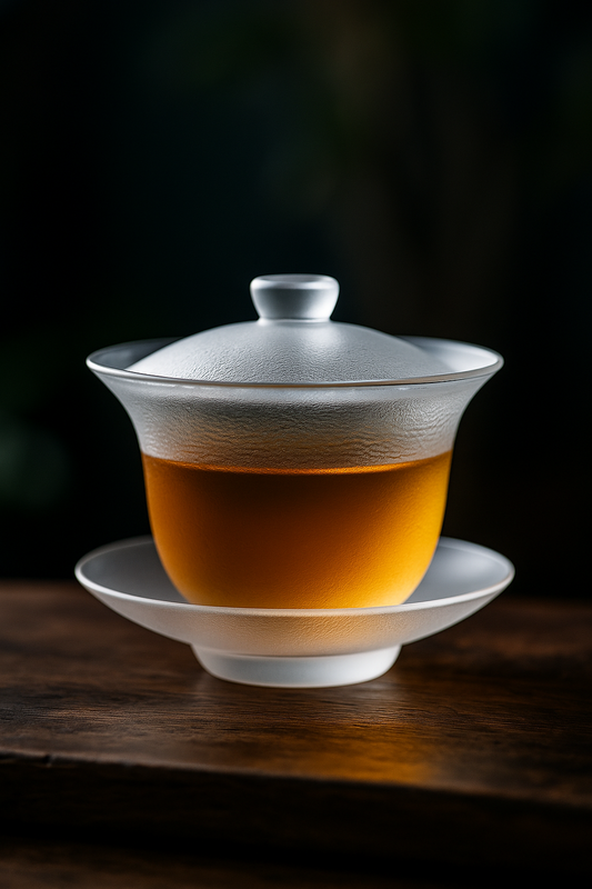 Elegant Porcelain Gaiwan – A Harmony of Tradition and Artistry