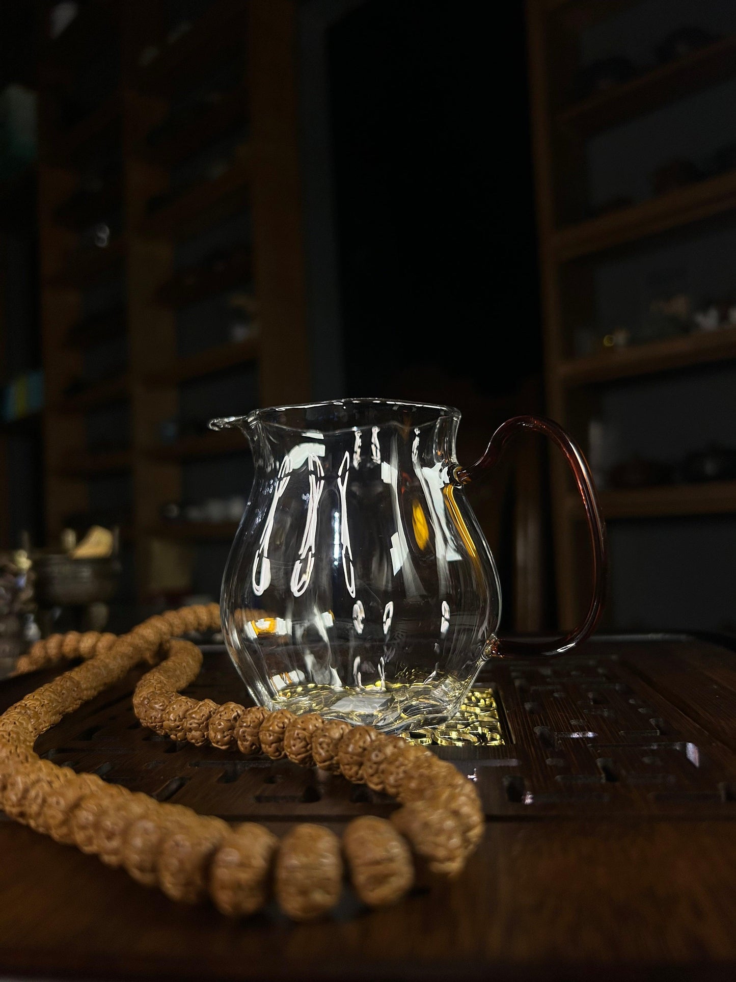 Amber Wave Chahai Glass - Gaba Tea House