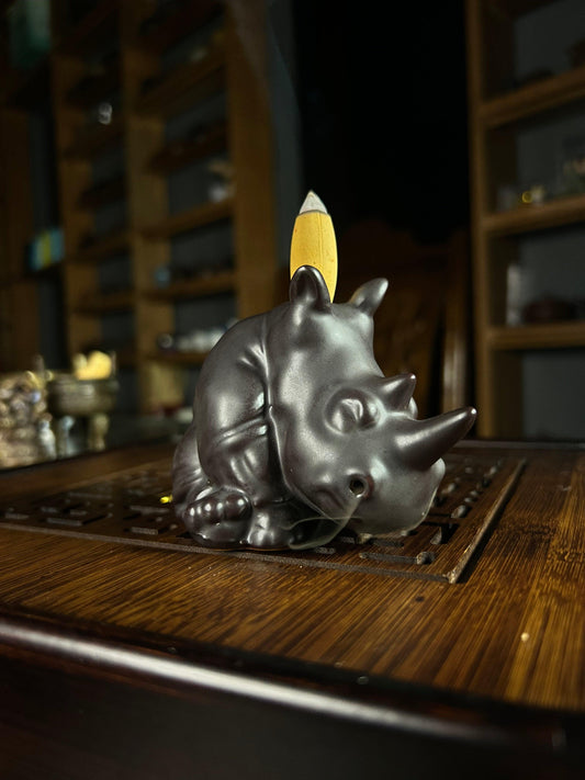 Rhino Incense Burner - Gaba Tea House