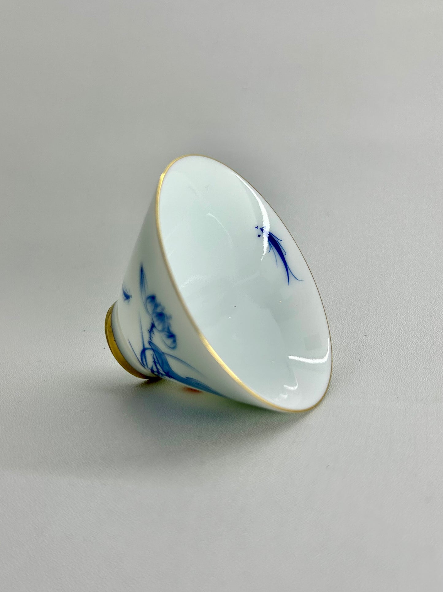 Piala Ceramic Blue Handpaint - Gaba Tea House
