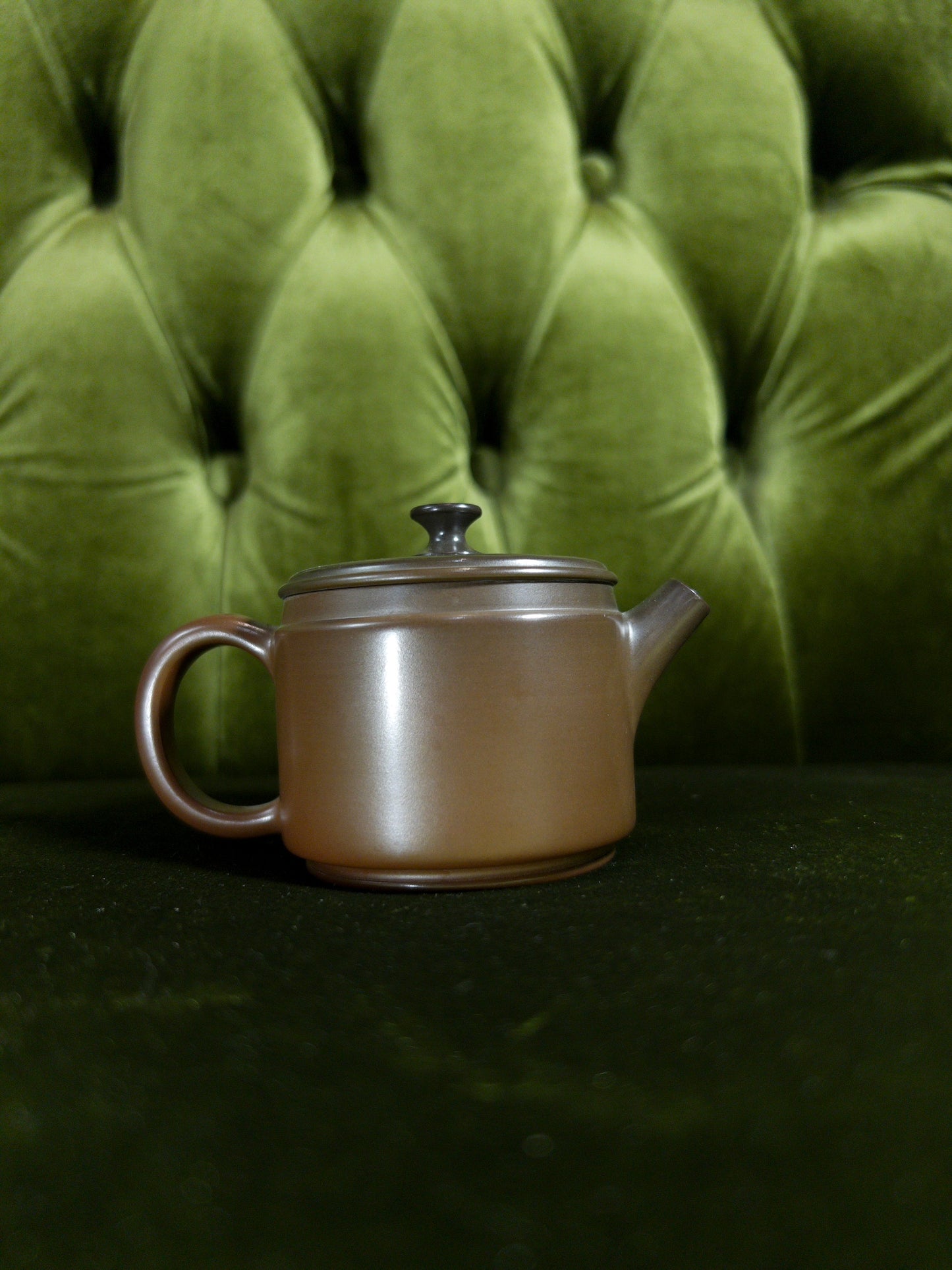 Kiln-Fired Teapot “Warm Shadow” – 100 ml - Yixing clay Teapot