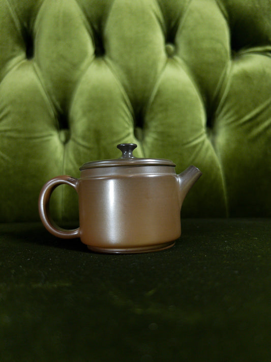 Kiln-Fired Teapot “Warm Shadow” – 100 ml - Yixing clay Teapot