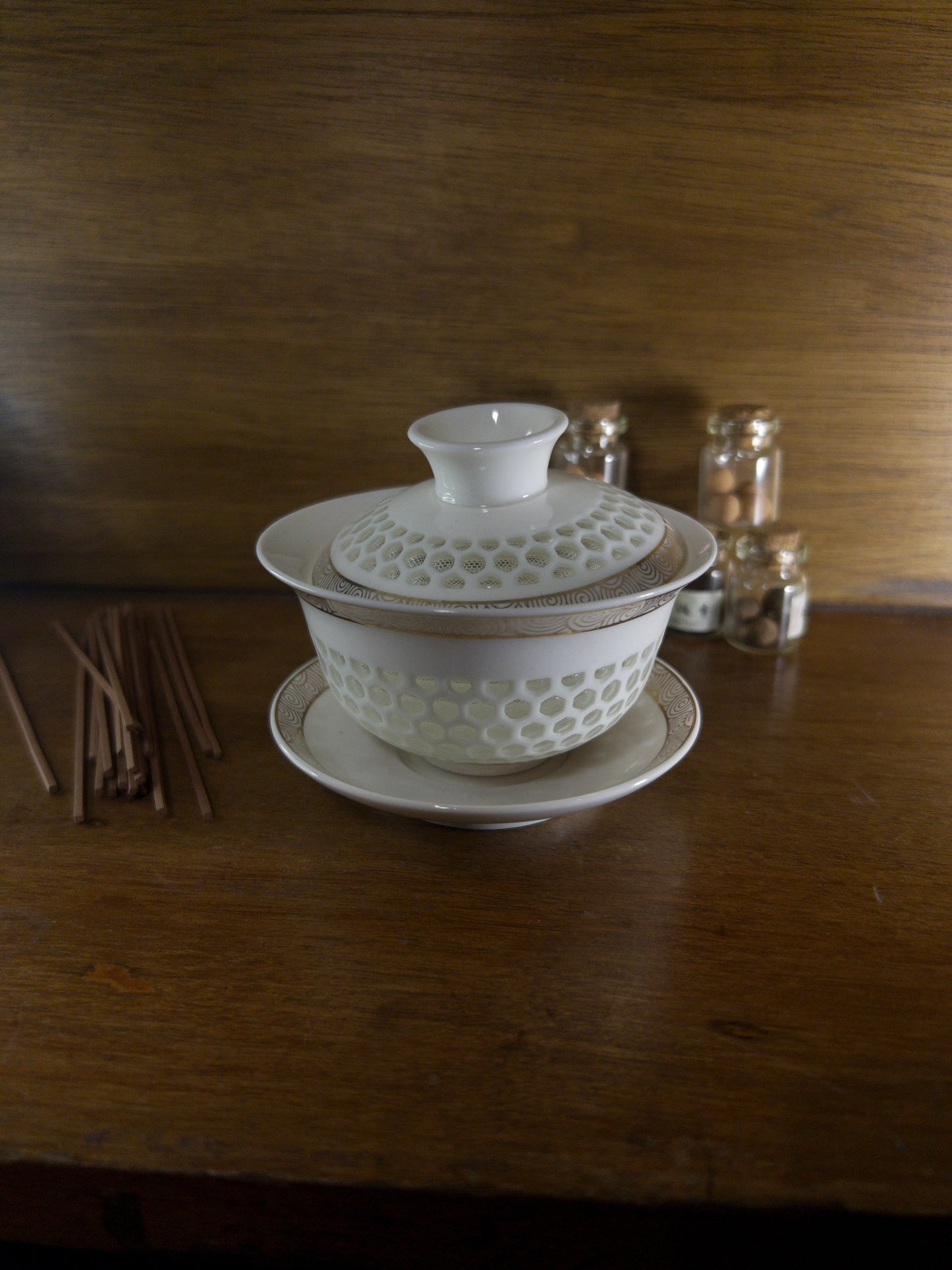 “Honeycomb and Waves” Gaiwan - 150 ml