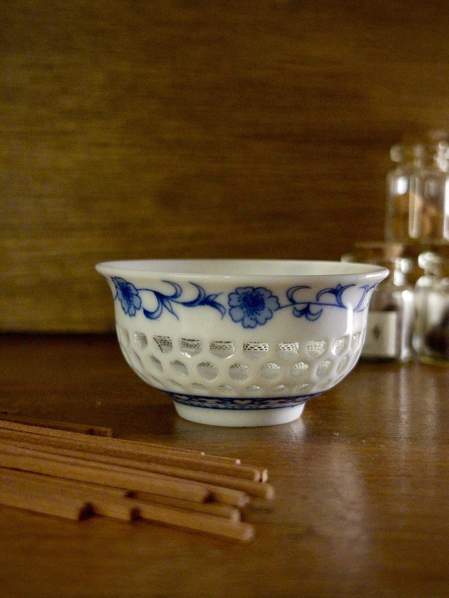 Blue Porcelain Tea Piala 30ml