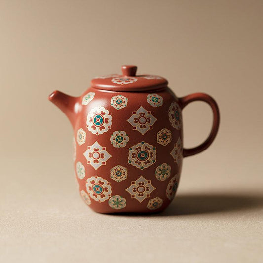 Teapot “Bohemian Dust” — Handmade Yixing Clay Art 120
