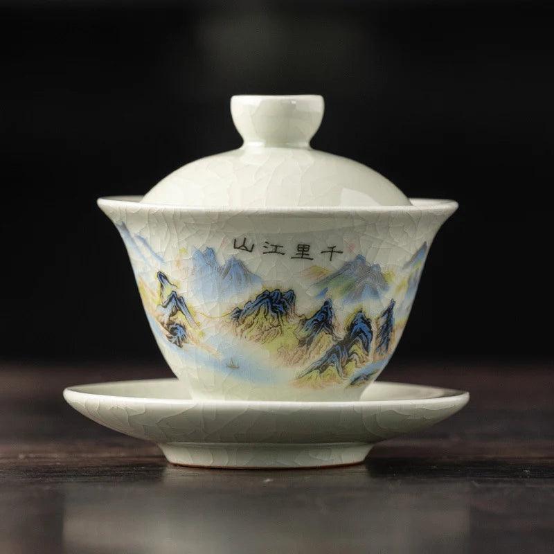 Taiwan mountains Gaiwan