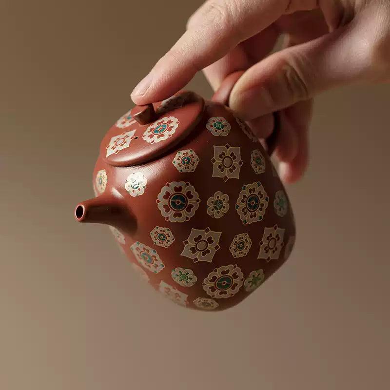 Teapot “Bohemian Dust” — Handmade Yixing Clay Art 120