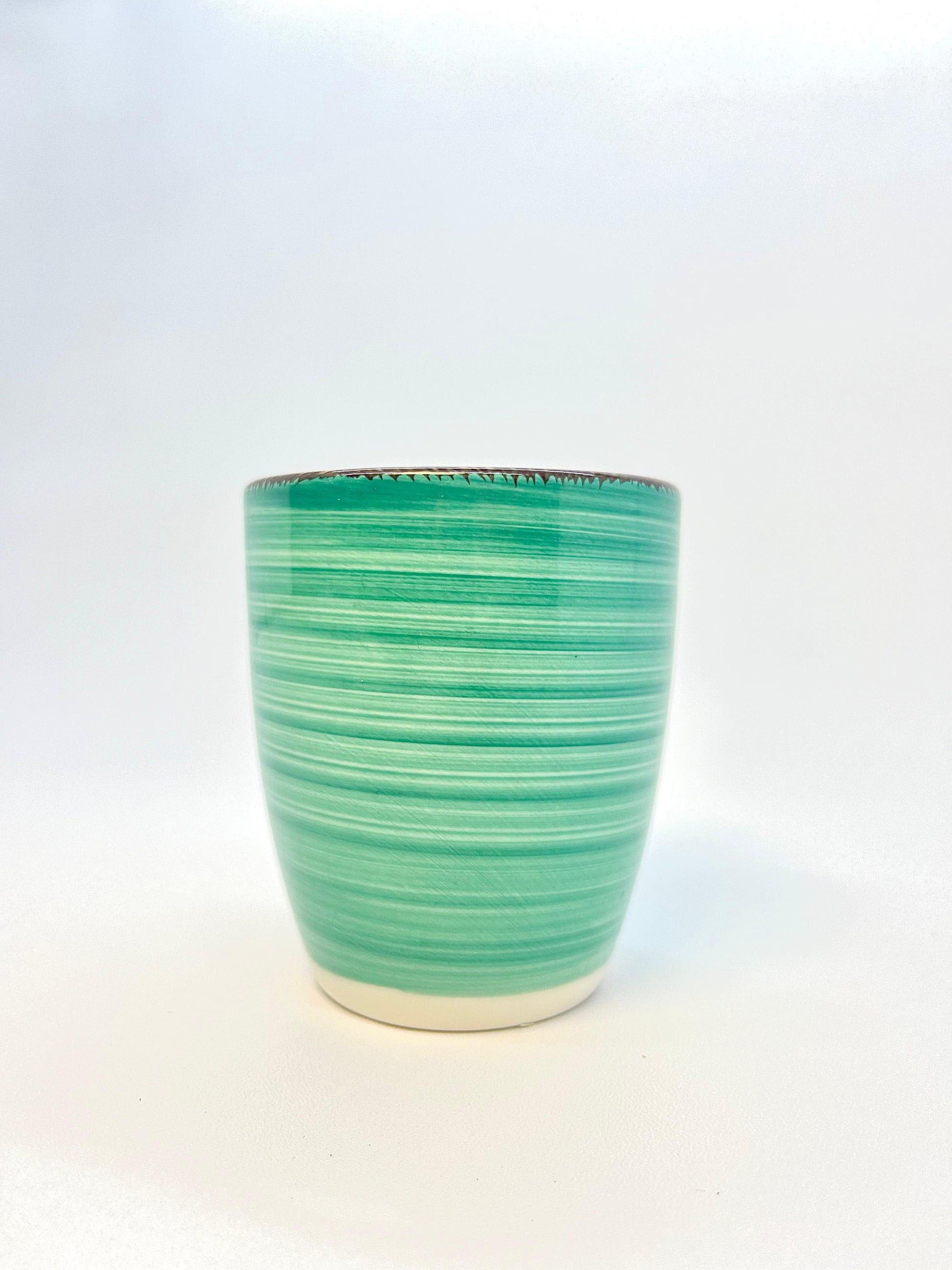Serenity Green Artisan Teacup - Gaba Tea House