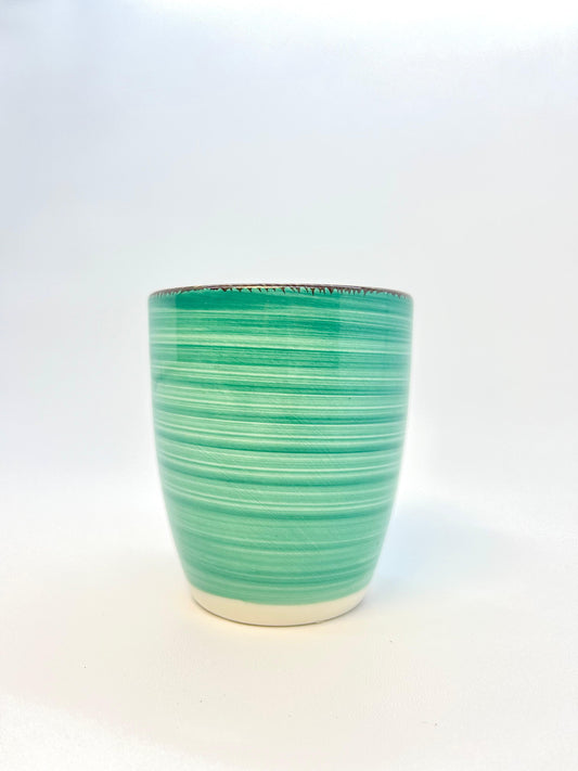 Serenity Green Artisan Teacup - Gaba Tea House