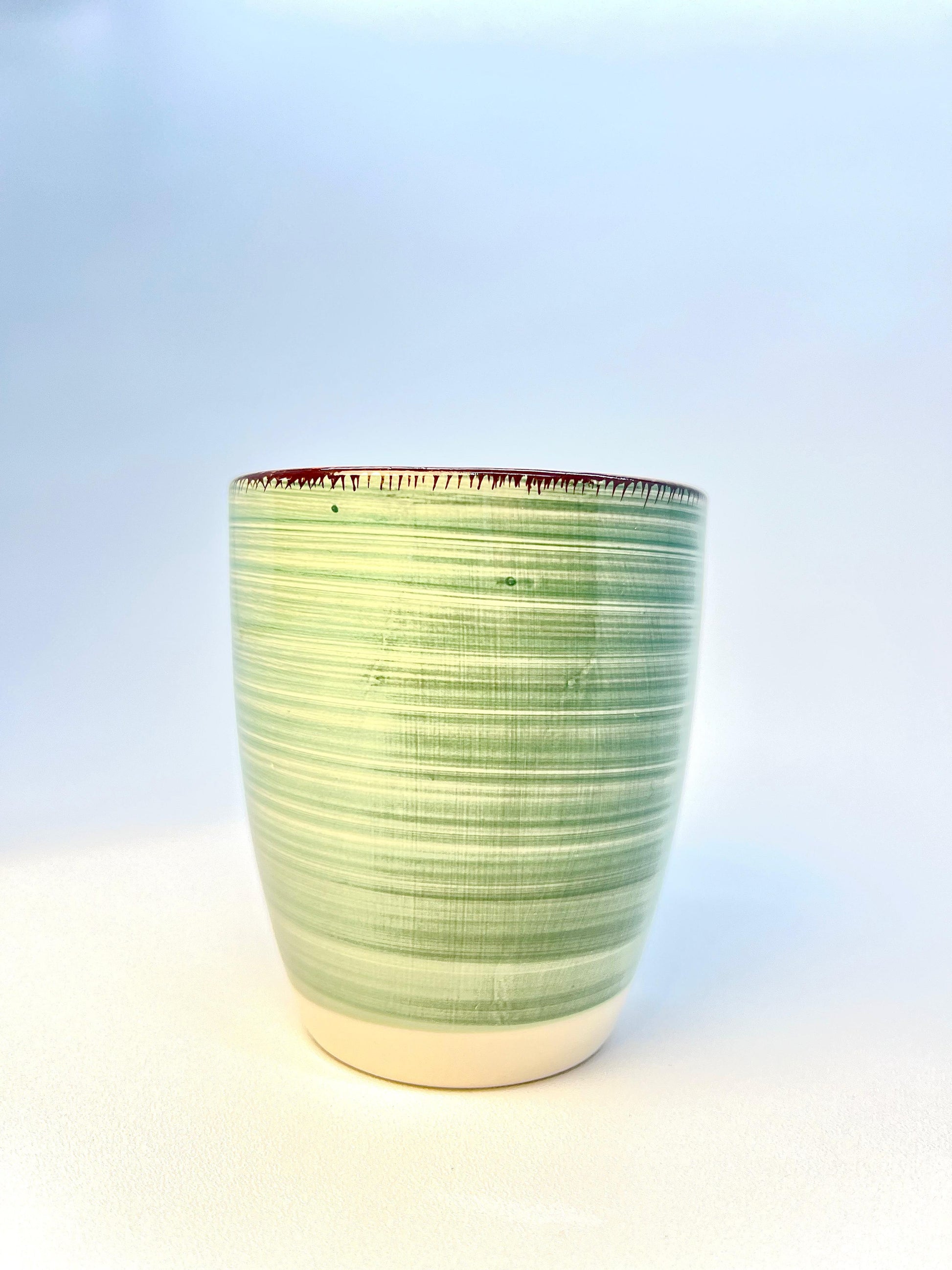Serenity Green Artisan Teacup - Gaba Tea House