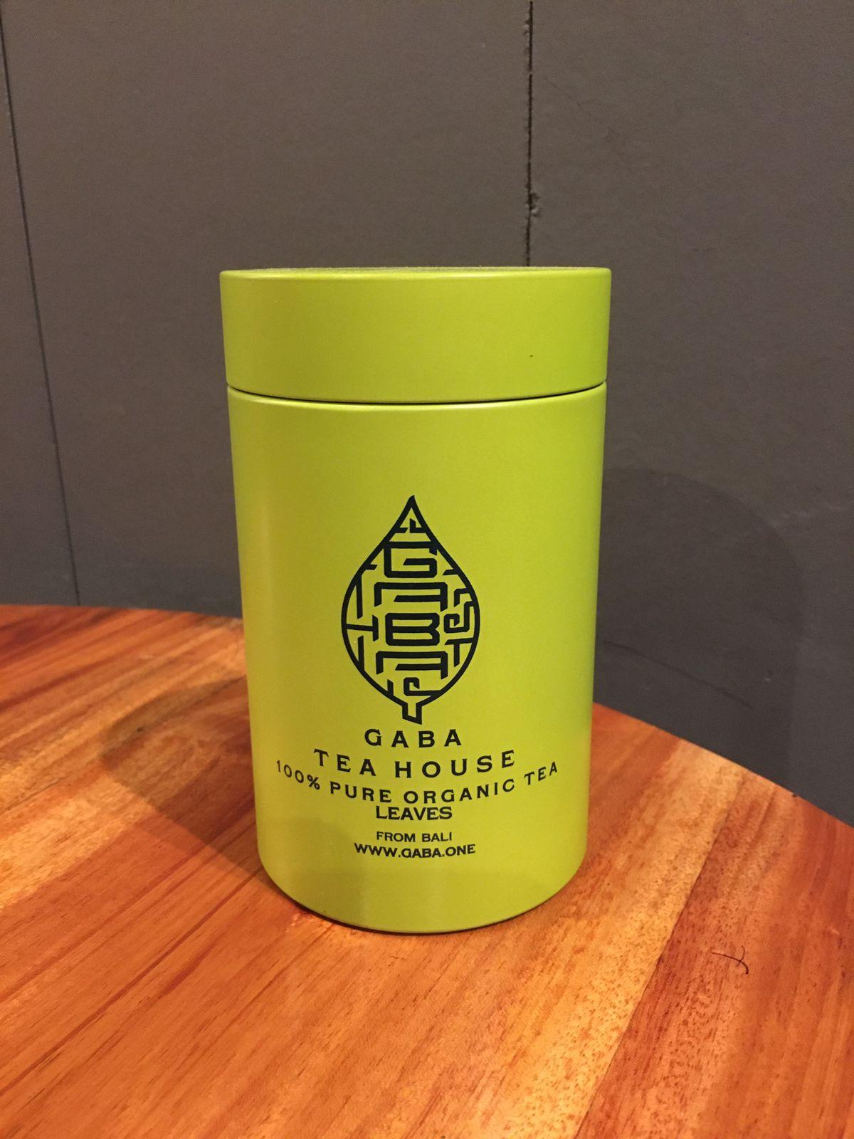 Green Sealed Tin Can - Gaba Tea House