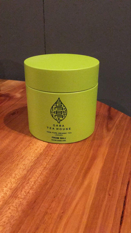 Green Sealed Tin Can - Gaba Tea House
