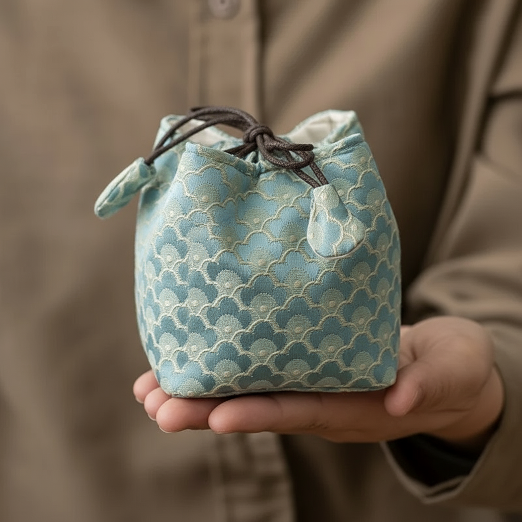 Cloud Weave — travel teaware bag