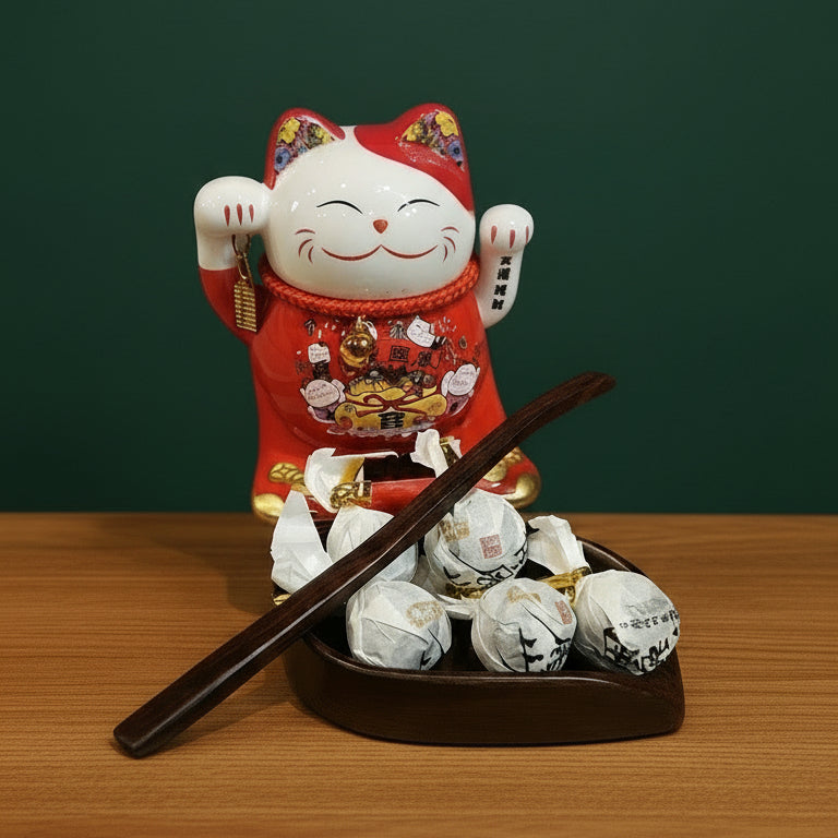 Dragon's Pearl Shen Puer ball Tea - Gaba Tea House