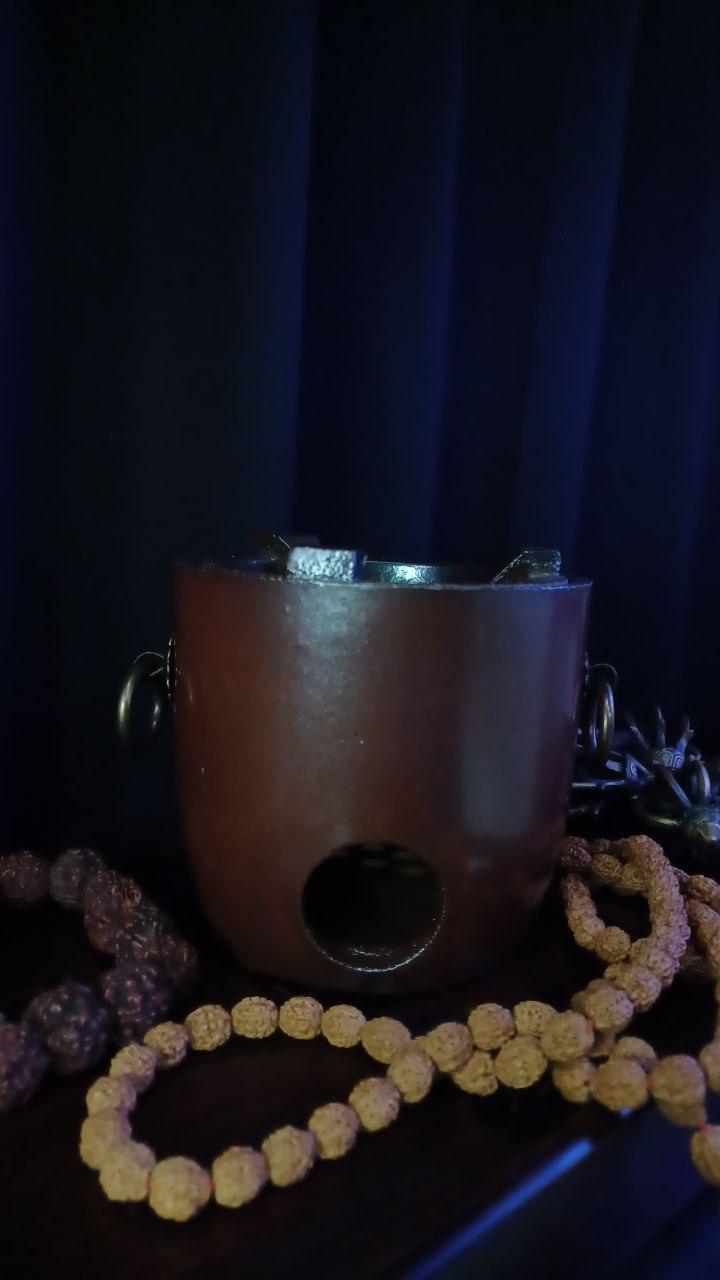 Black Traditional ceramic Stove - Gaba Tea House