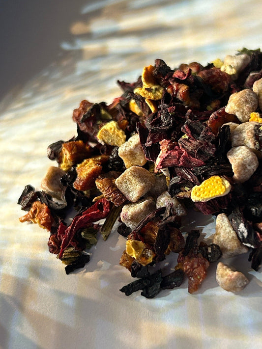 Strawberry Vanilla Hibiscus Tea - Gaba Tea House