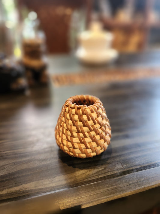 Rattan Holder Cup - Gaba Tea House