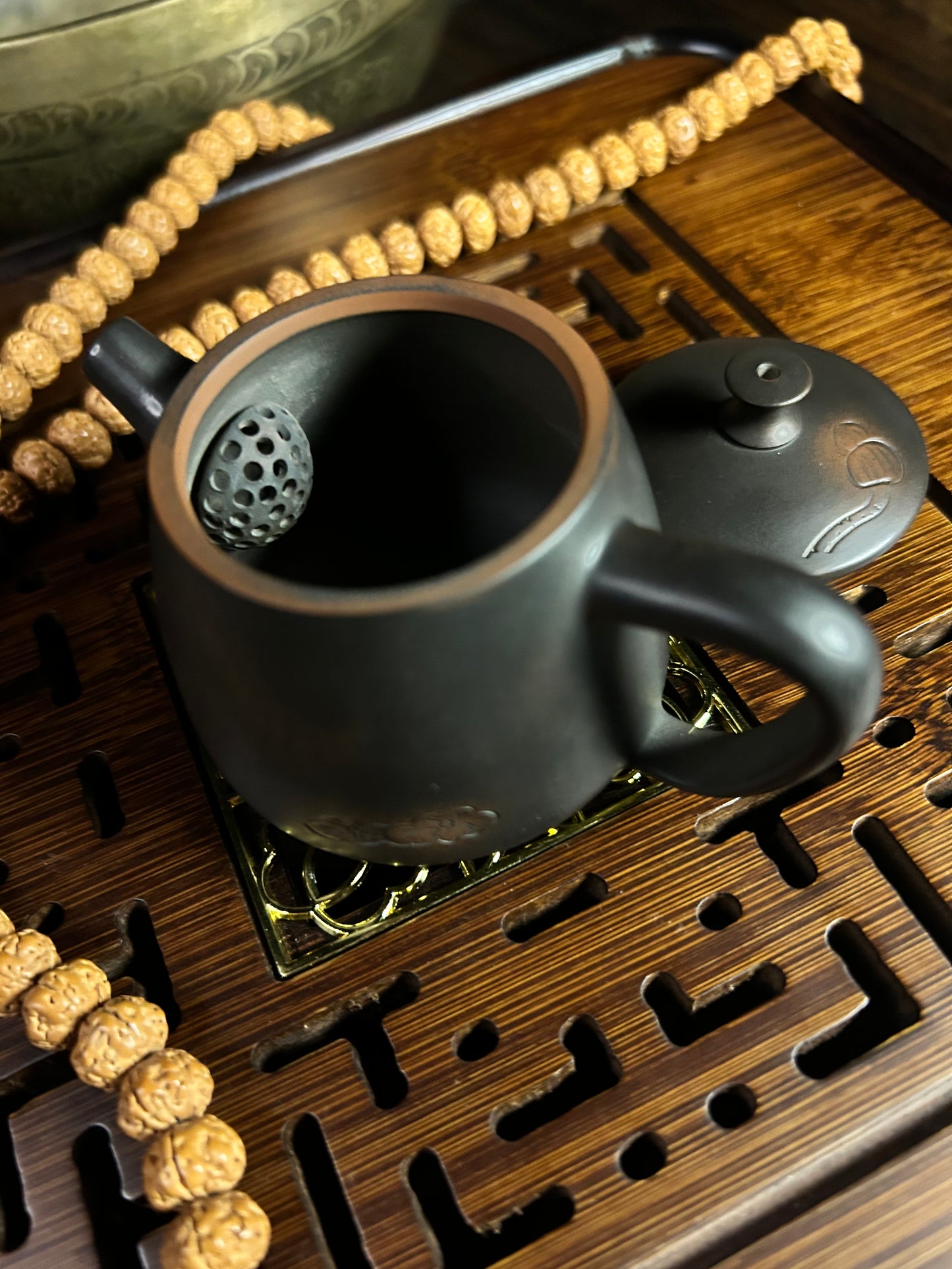 Lotus Claypot Teapot 120ml