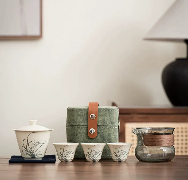 Grass Breeze Gaiwan Travel Set