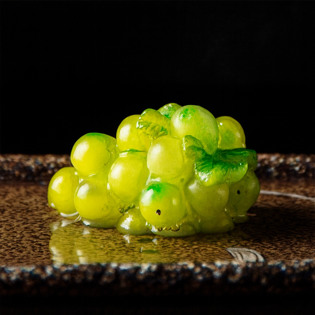 Color-changing grape tea pet for Gongfu tea table