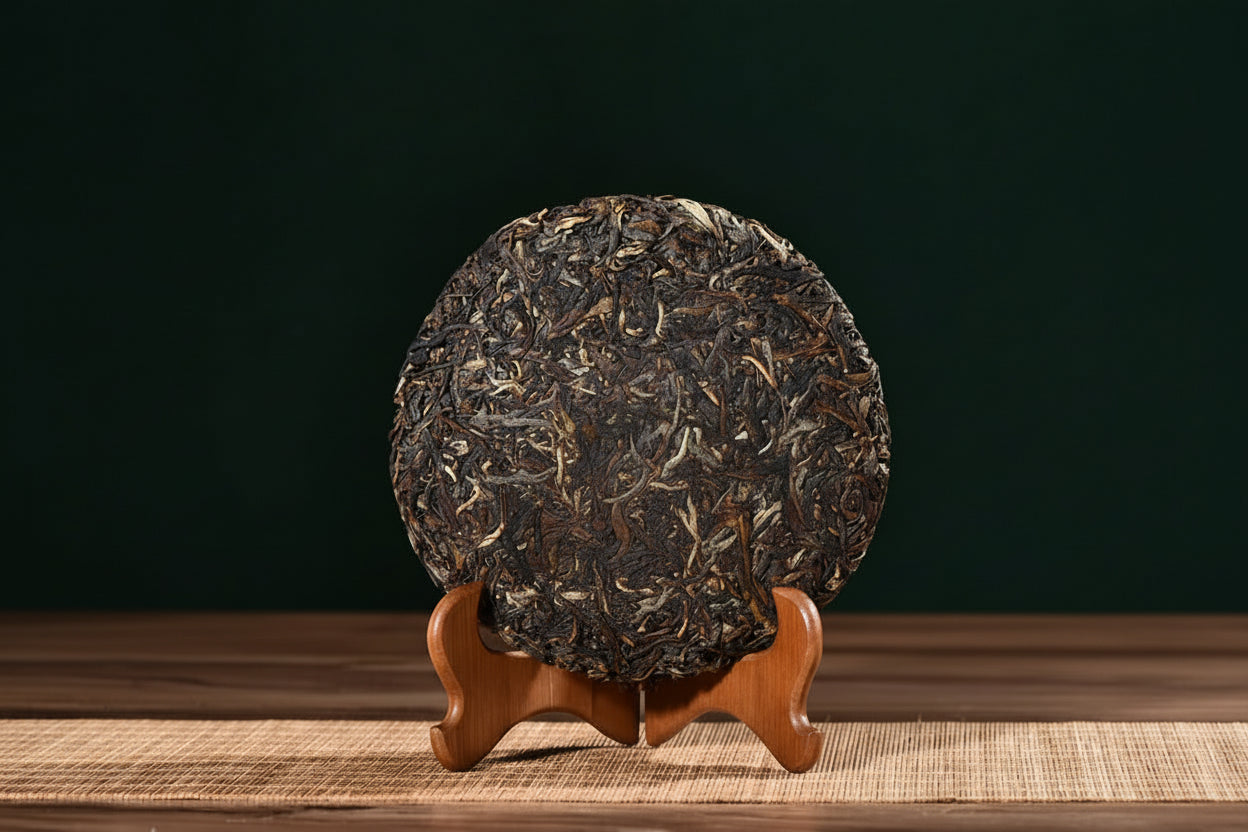 “Raw pu‑erh from Bulang Mountain, Yunnan”