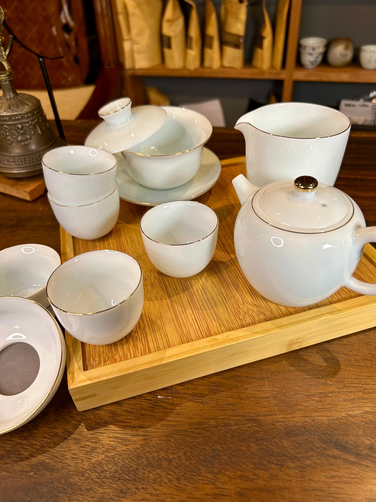 Set Porcelain "White Majesty" - Gaba Tea House