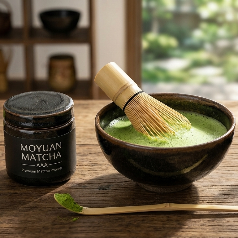 Premium Moyuan Matcha AAA ceremonial grade green tea powder