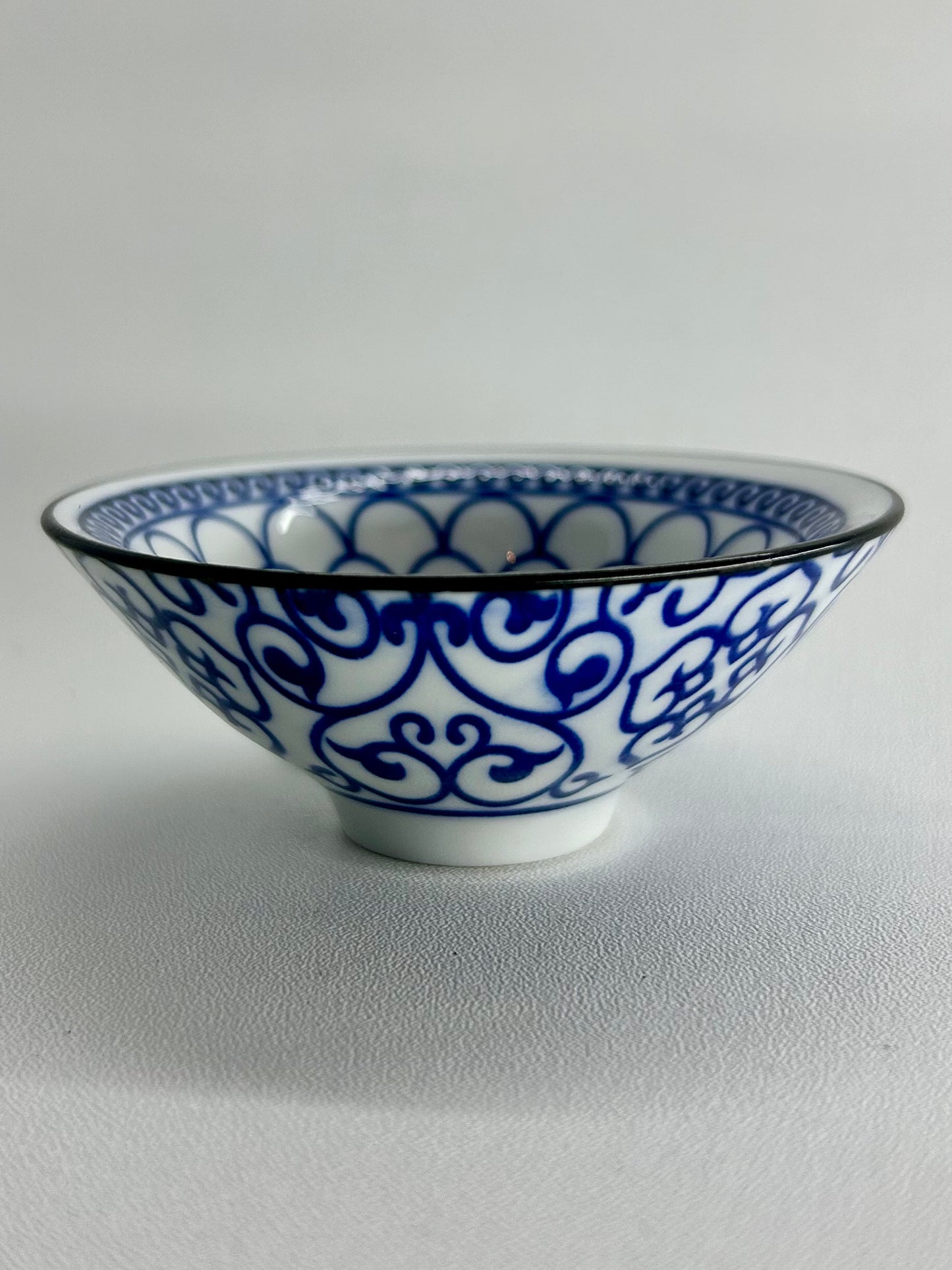 Piala Ceramic Blue Pattern