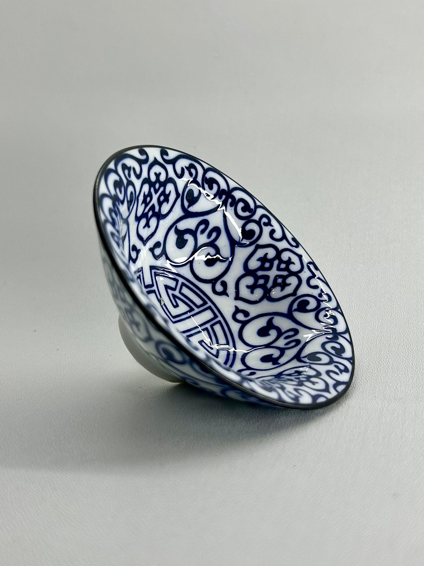 Piala Ceramic Blue Pattern