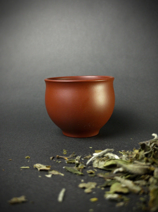 Yixing Tea Cup Made of Dahong Ni Clay, 80 ml