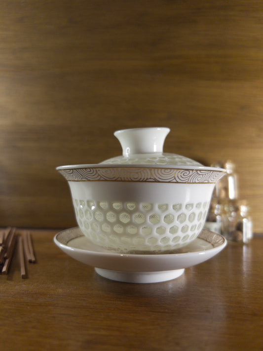 “Honeycomb and Waves” Gaiwan  - 150 ml