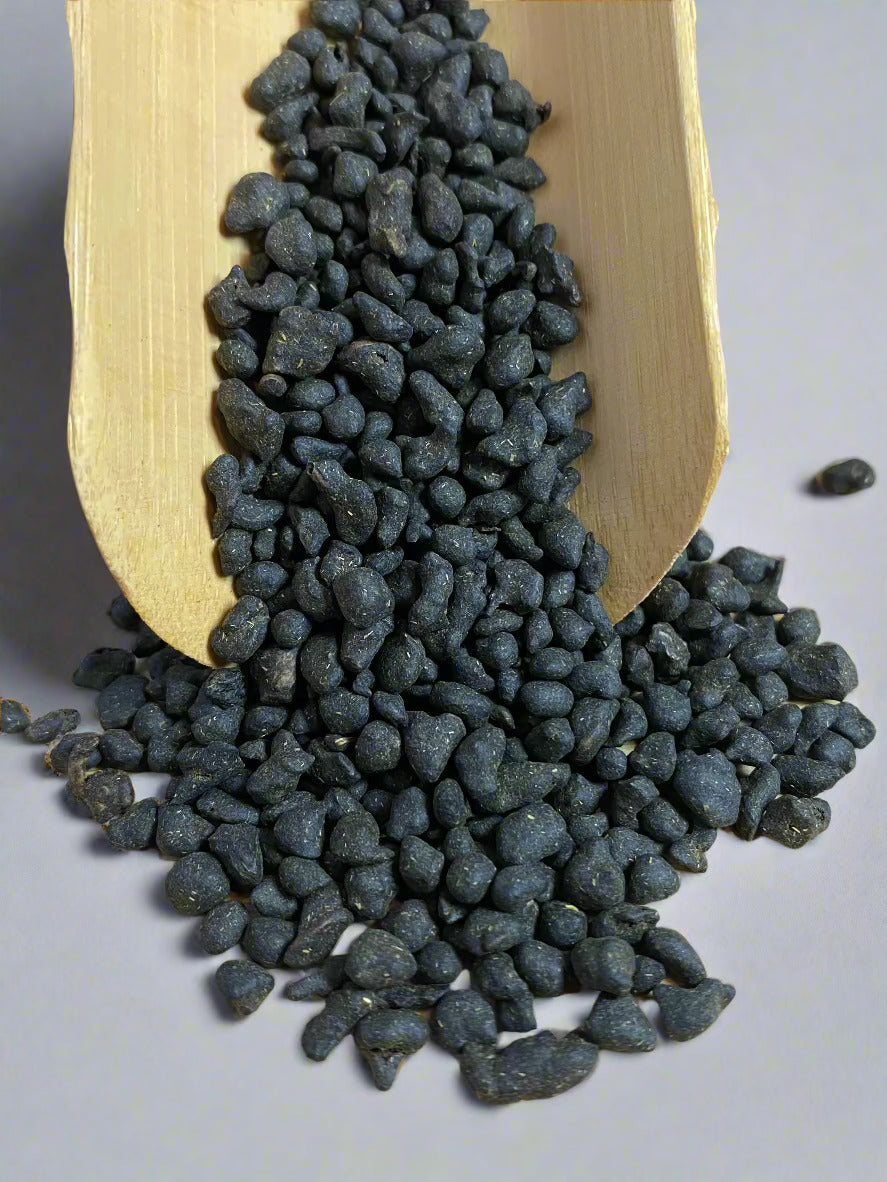 Ginseng Oolong Tea pearls – hand-rolled oolong with ginseng powder Fujian China Gaba Tea House Bali