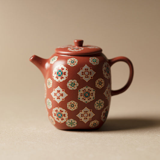 Teapot “Bohemian Dust” — Handmade Yixing Clay Art 120