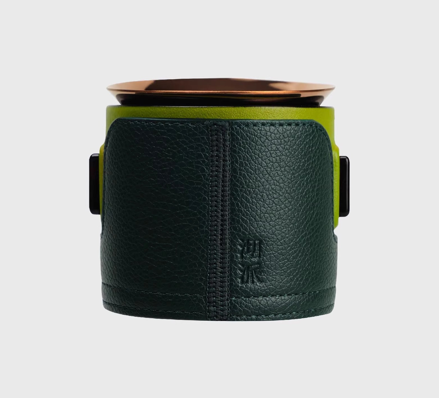 Elegant Tea Ceremony Set in Leather Cases