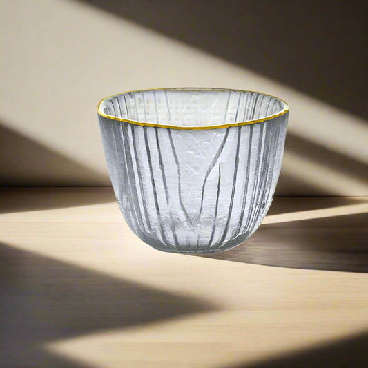 “Cracked Ice” Glass Cup 100 ml