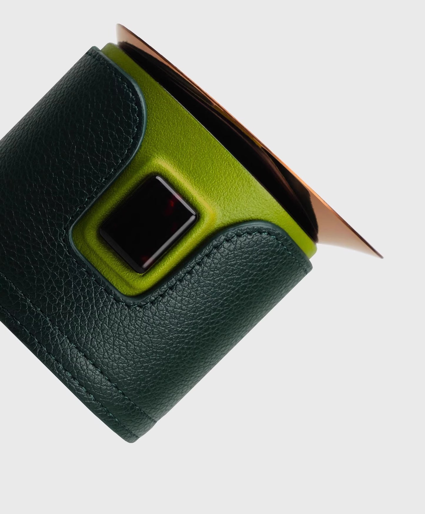 Elegant Tea Ceremony Set in Leather Cases