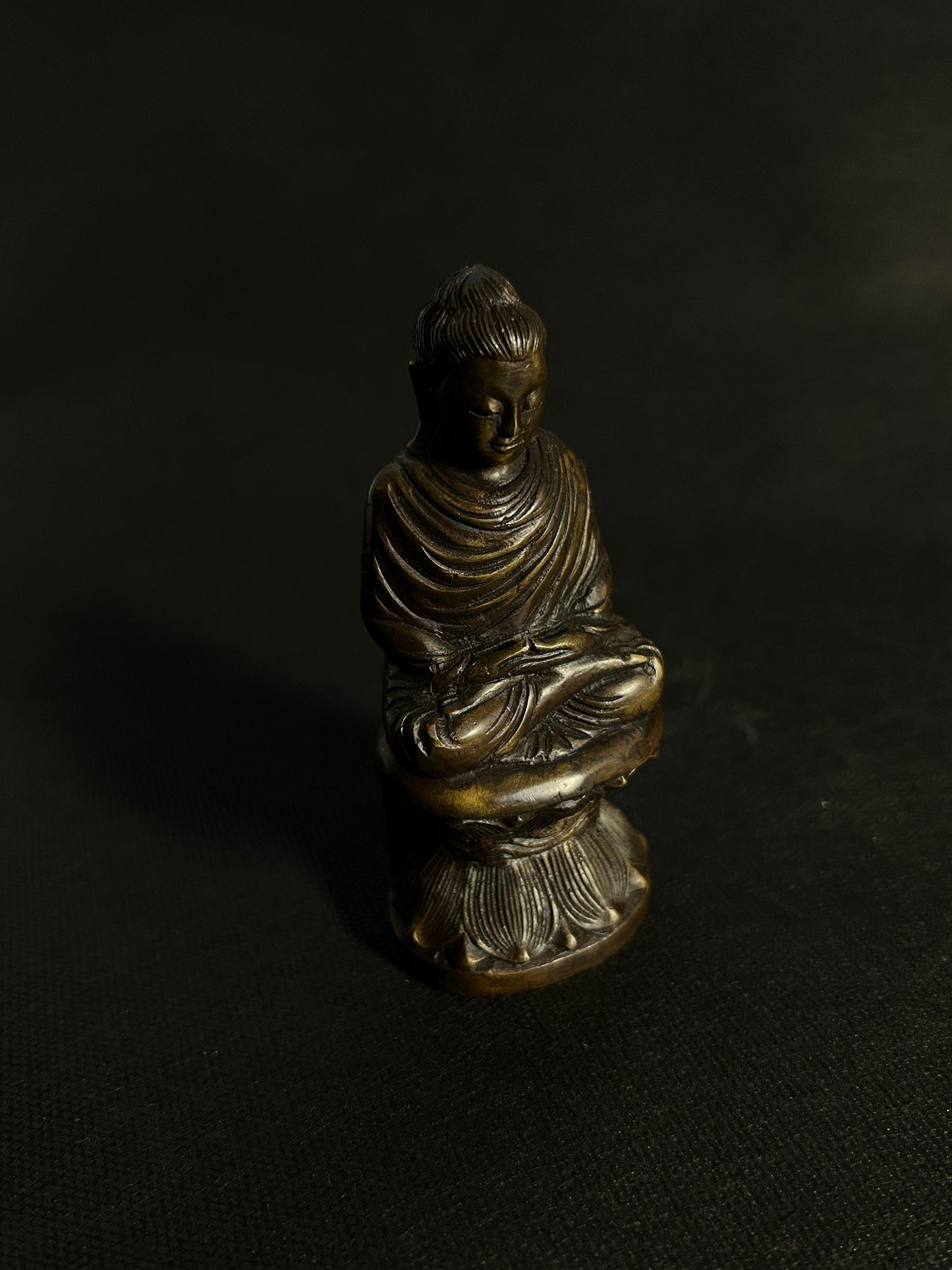 Serenity Lotus Buddha Statue - Gaba Tea House