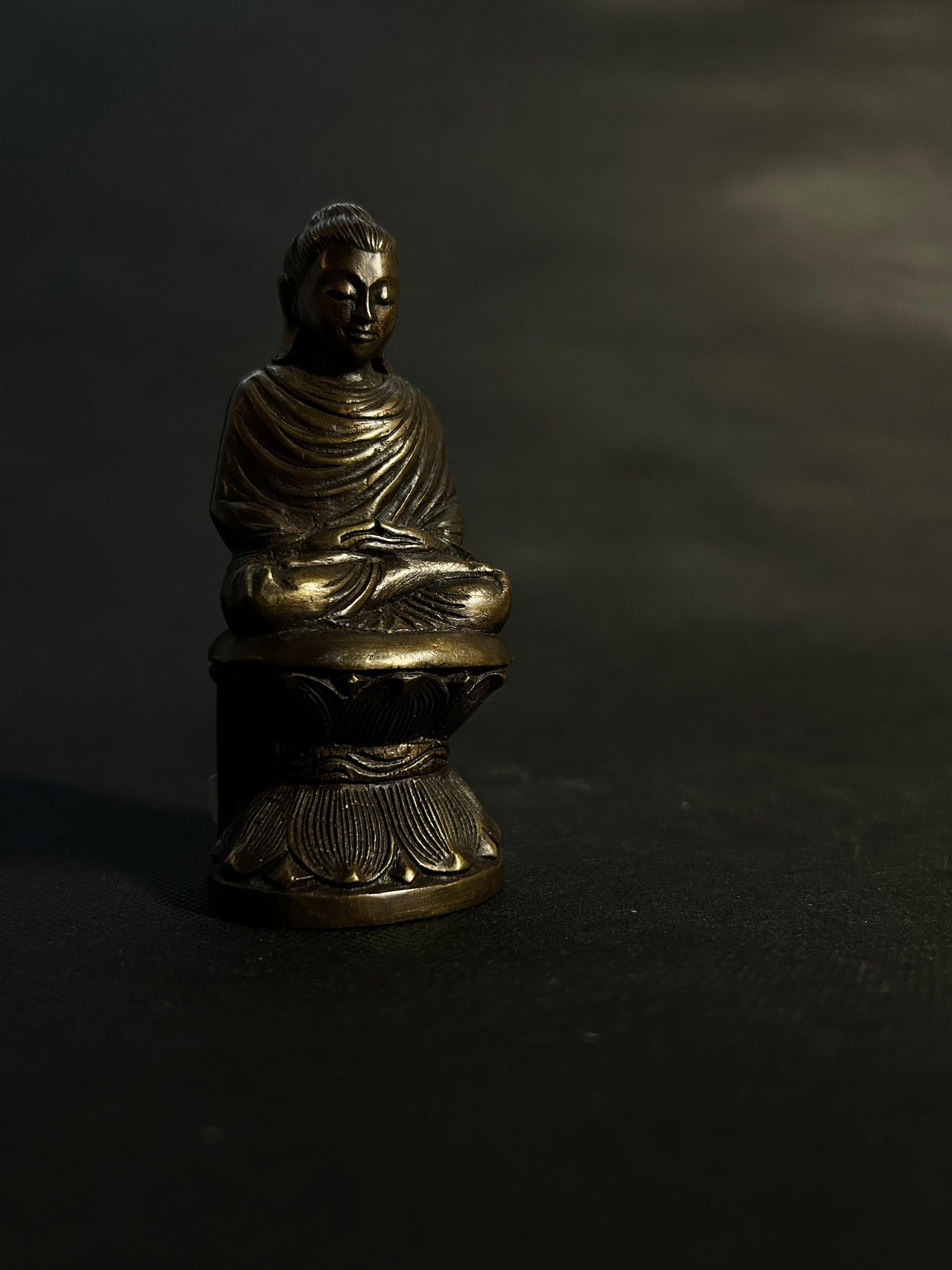 Tranquil Bloom Buddha Figurine - Gaba Tea House