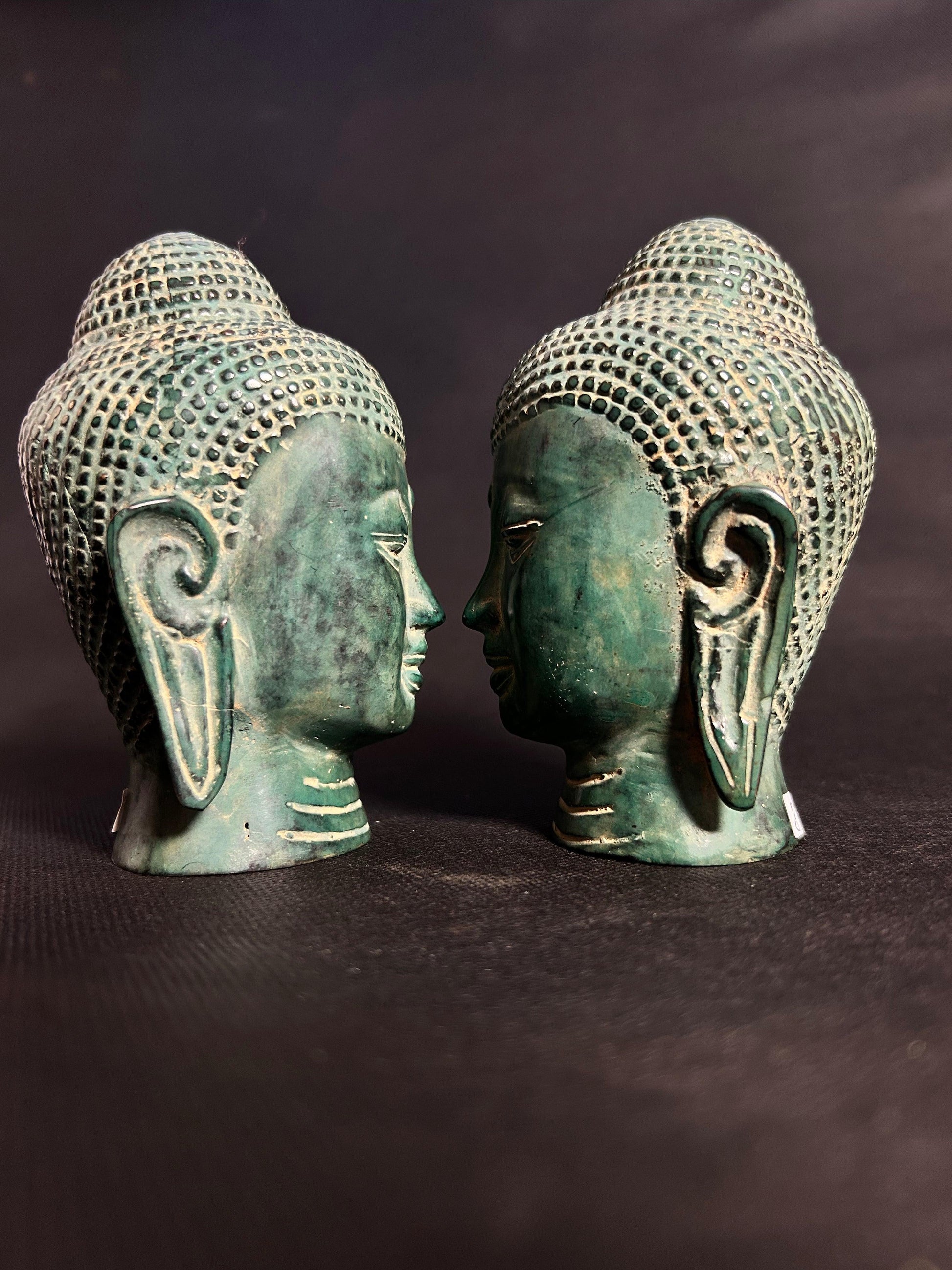 Tranquil Essence: Intricately Designed Buddha Head Sculpture - Gaba Tea House