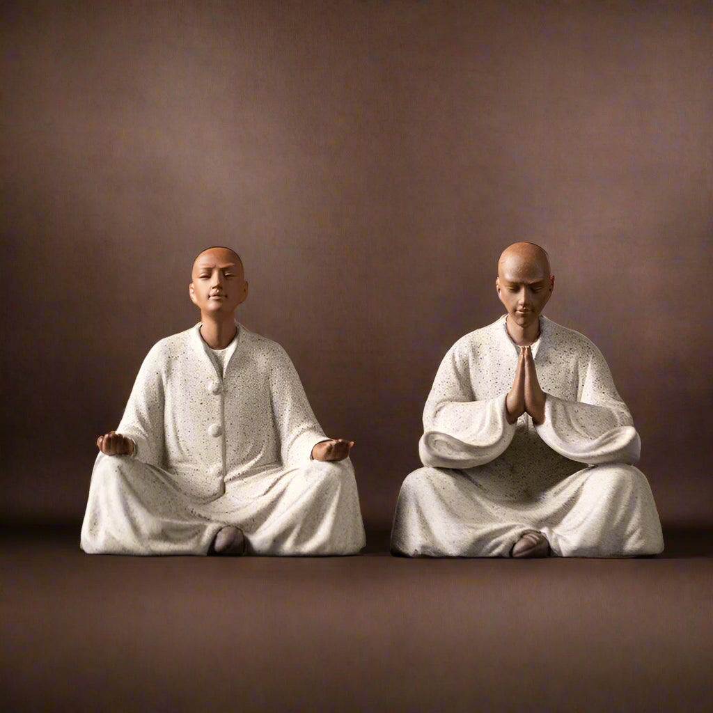 Zen Master figurine. Crafted with precision and artistry, this figure embodies the essence of deep meditation