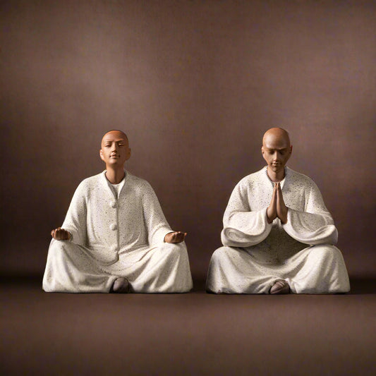 Zen Master figurine. Crafted with precision and artistry, this figure embodies the essence of deep meditation