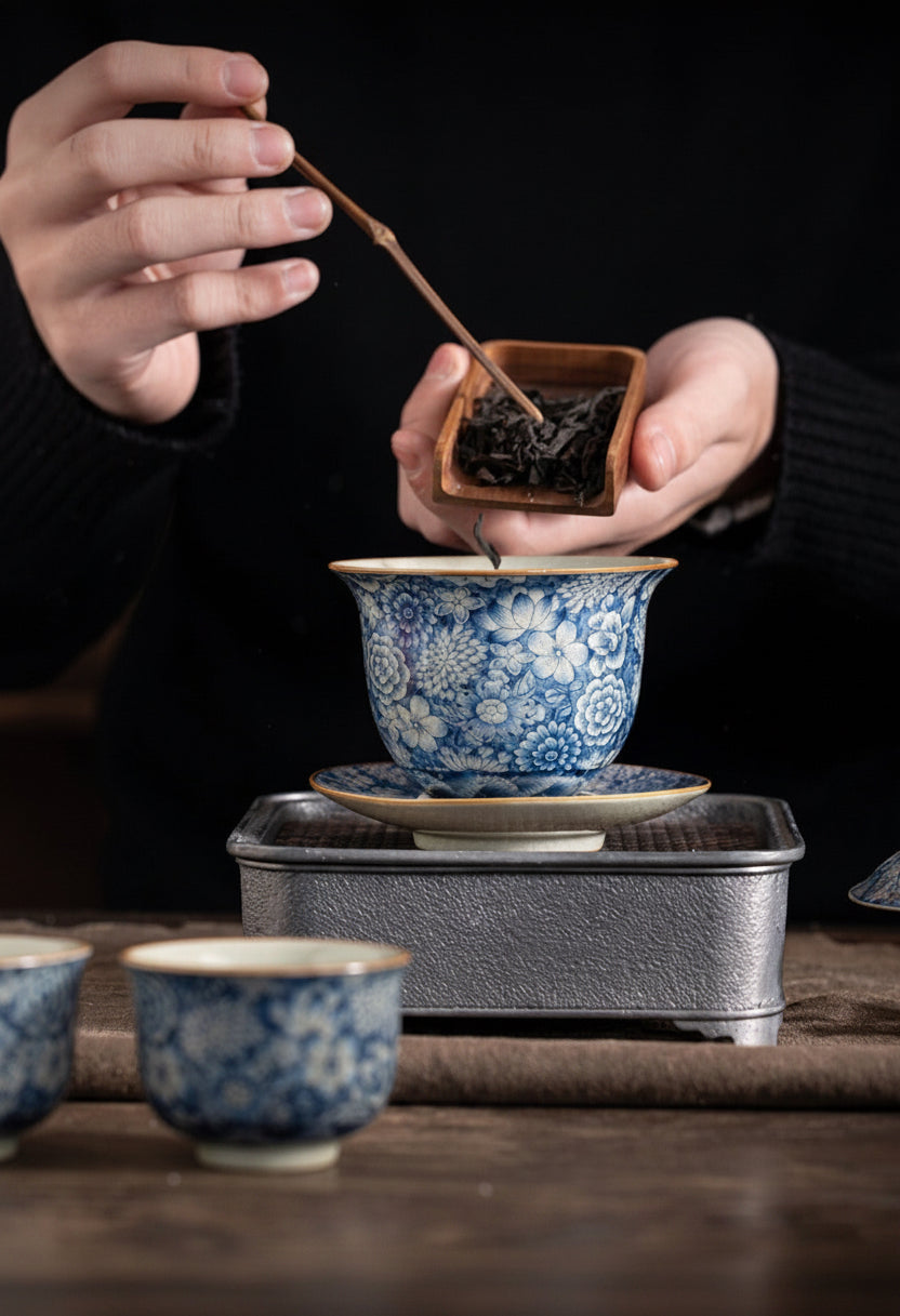 Premium Jiangjun Gaiwan for brewing oolong and pu-erh tea